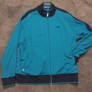 Teal Nike running jacket